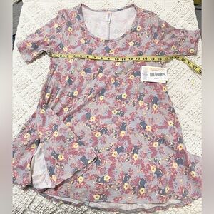 NWT LuLaRoe Perfect T XS Spring Floral Shirt Dress